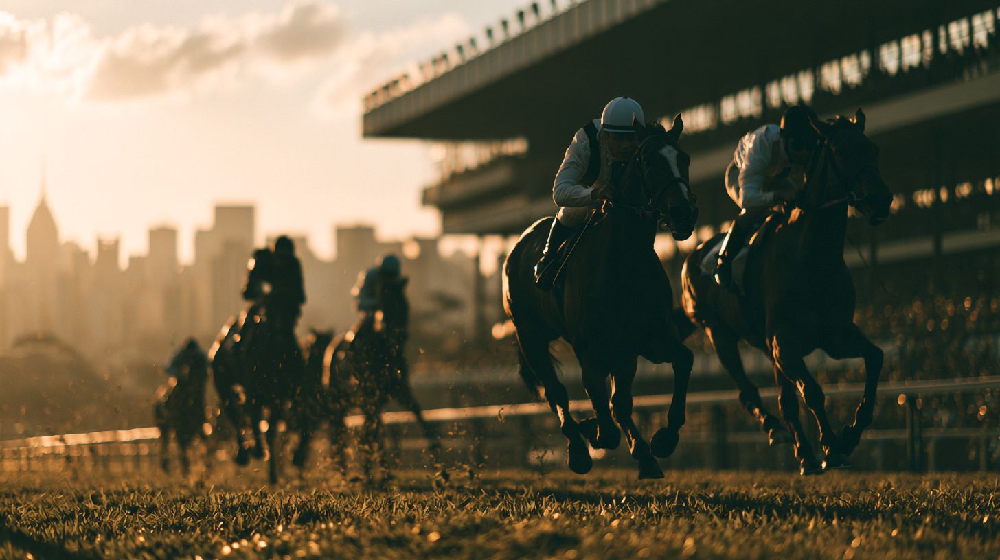 Corrida no Hipódromo de Cidade Jardim, São Paulo